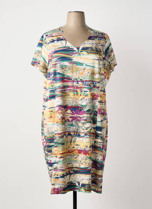 Rochie midi bej GUY DUBOUIS femeie