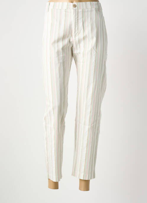 Pantalon 7/8 elasticitate alb WALTRON femme