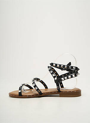 Sandale/pantofi decupați material neted toc plat până la 3 cm negru STEVE MADDEN femeie