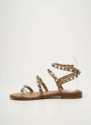 Sandale/pantofi decupați material neted toc plat până la 3 cm bej STEVE MADDEN femeie