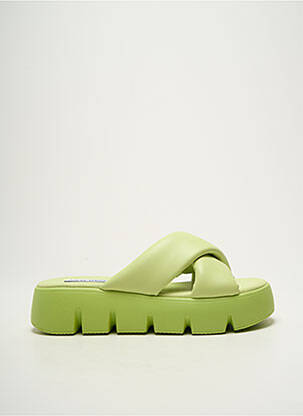 Mulete/saboți vârf deschis toc de 4 la 6 cm verde STEVE MADDEN femeie