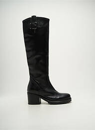 Cizme material neted toc de 4 la 6 cm negru KEB femeie