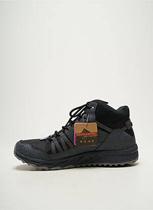 Adidași vârf rotund toc plat până la 3 cm gri SKECHERS femeie