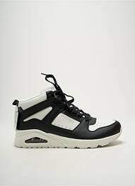 Adidași material neted toc de 4 la 6 cm negru SKECHERS femme