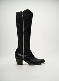 Cizme cubanez toc de 4 la 6 cm negru FRANCE MODE femme