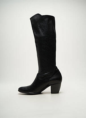 Cizme cubanez toc de 4 la 6 cm negru FRANCE MODE femeie