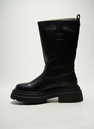 Cizme material neted toc de 4 la 6 cm negru BUFFALO femeie