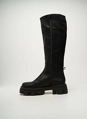 Cizme țesătură satinată toc de 4 la 6 cm negru STEVE MADDEN femeie