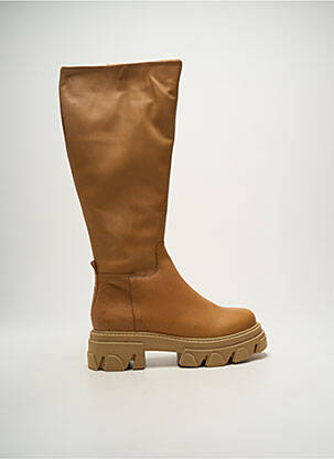 Cizme țesătură satinată toc de 4 la 6 cm maro STEVE MADDEN femeie