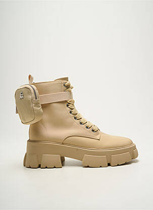 Botine/ghete toc mic toc de 4 la 6 cm bej STEVE MADDEN femeie