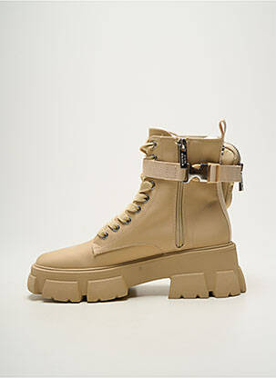 Botine/ghete toc mic toc de 4 la 6 cm bej STEVE MADDEN femeie