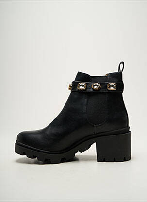Botine/ghete material neted toc de 4 la 6 cm negru STEVE MADDEN femeie