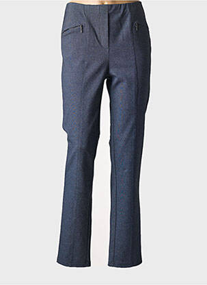 Pantalon slim talie elastică mărime normală albastru GRIFFON femeie