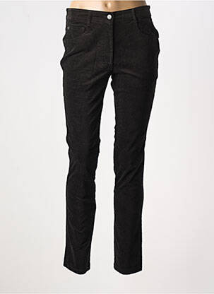 Pantalon slim elasticitate mărime normală negru GRIFFON femeie