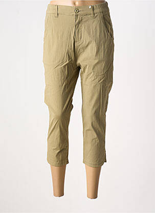 Pantalon trei sferturi elasticitate mărime normală verde GRIFFON femeie