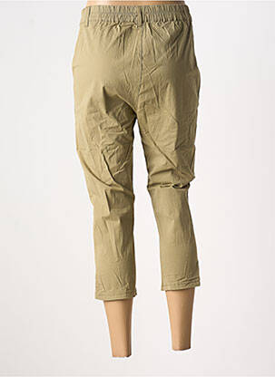 Pantalon trei sferturi elasticitate mărime normală verde GRIFFON femeie