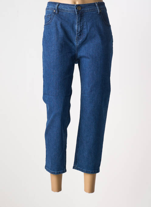 Pantalon trei sferturi albastru GRIFFON femeie