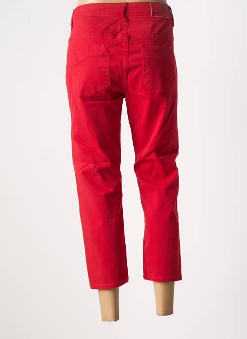 Pantalon trei sferturi roșu GRIFFON femeie