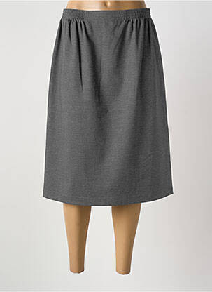 Fustă midi gri GRIFFON femeie