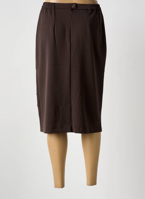 Fustă midi maro GRIFFON femeie