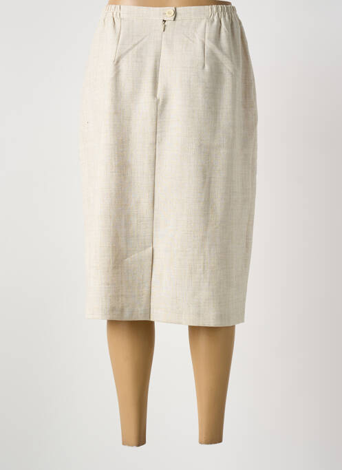 Fustă midi bej GRIFFON femeie