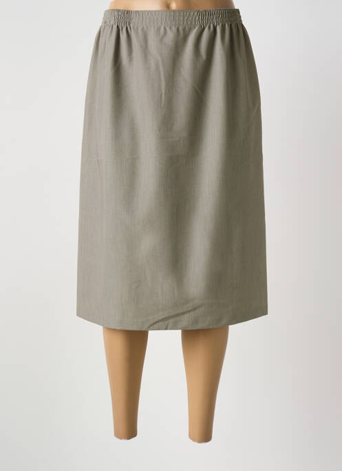 Fustă midi gri GRIFFON femeie