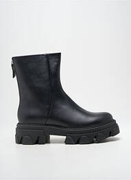Botine/ghete țesătură satinată toc de 4 la 6 cm negru STEVE MADDEN femme