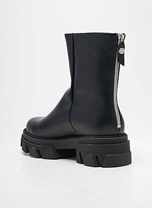 Botine/ghete țesătură satinată toc de 4 la 6 cm negru STEVE MADDEN femeie
