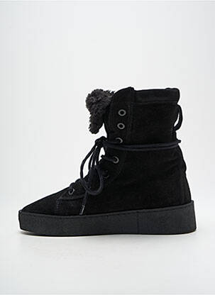 Botine/ghete umplută toc de 4 la 6 cm negru BRONX femeie