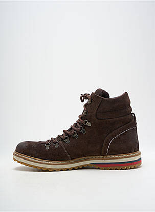 Adidași nubuc vârf rotund maro HOOPER SHOES bărbat