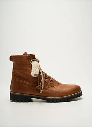 Botine/ghete material neted toc mic maro BLACKSTONE bărbat