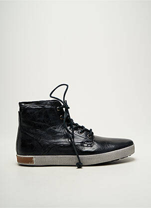 Adidași țesătură satinată vârf rotund negru BLACKSTONE bărbat