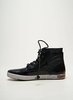 Adidași țesătură satinată vârf rotund negru BLACKSTONE bărbat