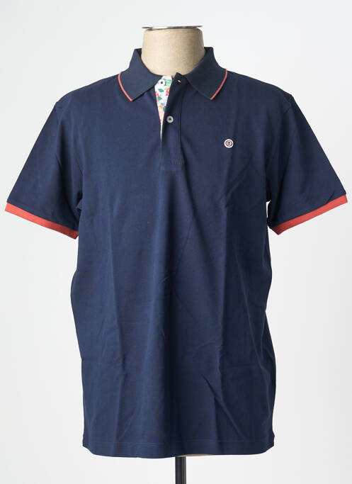 Polo albastru SERGE BLANCO bărbat