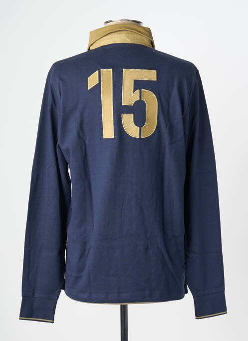 Polo mâneci lungi mâneci lungi albastru SERGE BLANCO homme