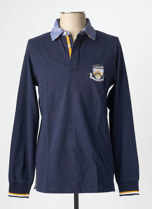 Polo albastru CAMBRIDGE bărbat