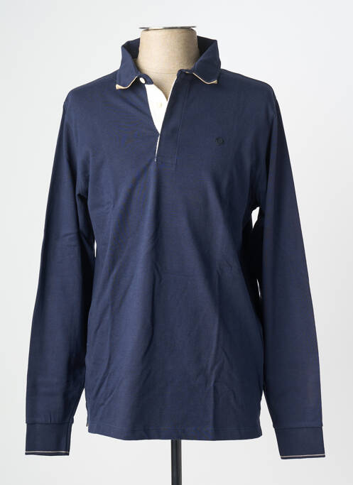 Polo albastru SERGE BLANCO bărbat