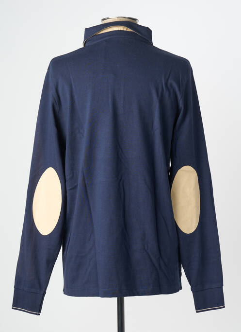 Polo albastru SERGE BLANCO bărbat