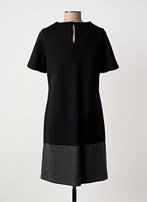 Rochie scurtă mâneci scurte mâneci scurte negru NINATI femeie
