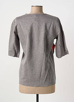 Tricou elasticitate mâneci scurte gri PENNYBLACK femeie