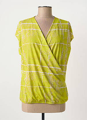 Top țesătură jersey mâneci scurte verde BETTY BARCLAY femeie