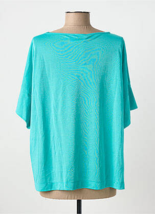 Tricou guler rotund mâneci scurte albastru MARIA BELLENTANI femeie