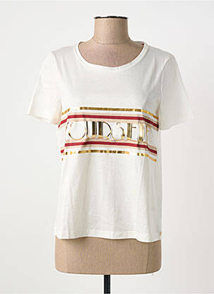 Tricou serigrafie mâneci scurte bej PENNYBLACK femeie