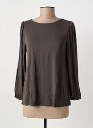 Tricou mâneci lungi mâneci lungi gri INDI & COLD femme