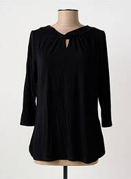 Tricou guler în v mâneci 3/4 negru BETTY BARCLAY femme