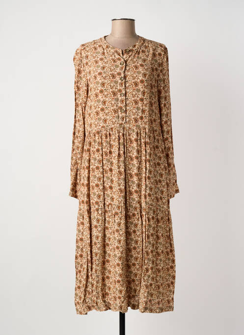 Rochie midi bej INDI & COLD femeie