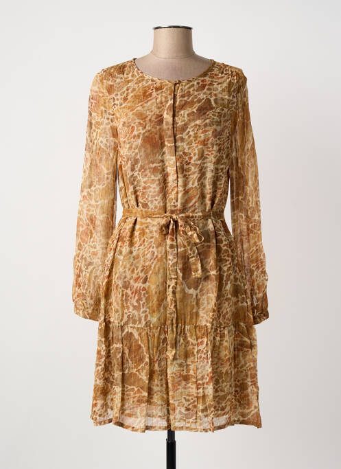 Rochie scurtă bej INDI & COLD femeie