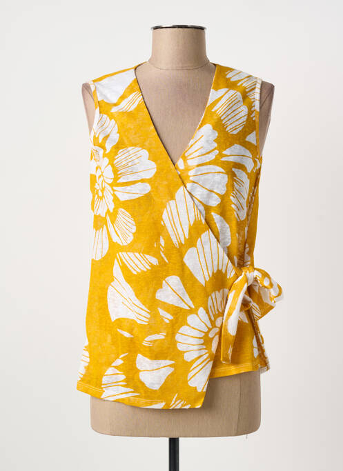 Top galben MARIA BELLENTANI femeie