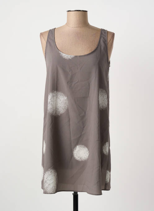 Tunică fără mâneci gri CREA CONCEPT femeie