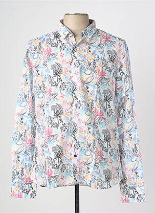 Cămașă cu mâneci lungi alb LA CIBLE ROUGE bărbat